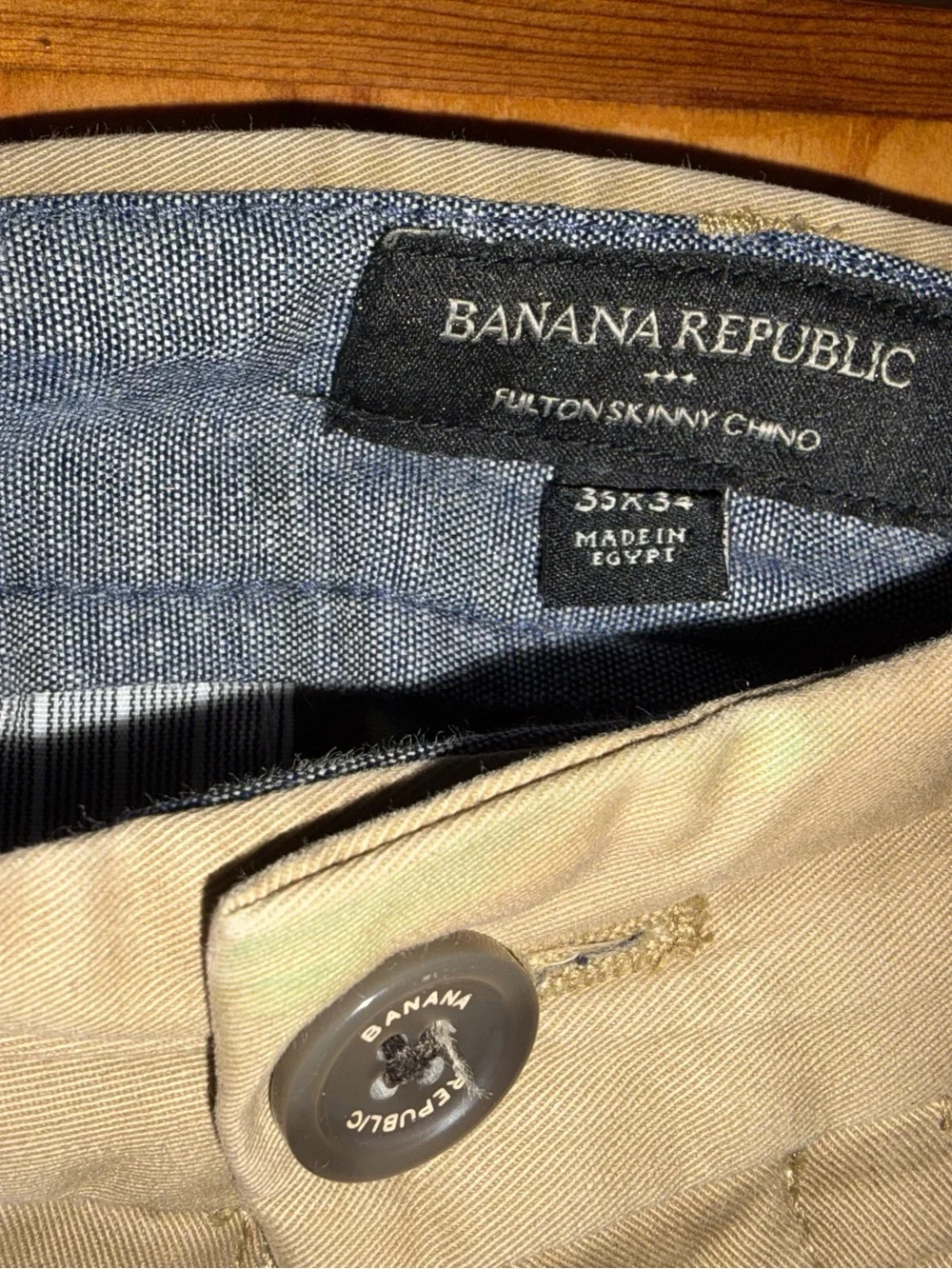 Banana Republic pockets fabric or